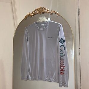 Columbia Men's Gray Long Sleeve Tee